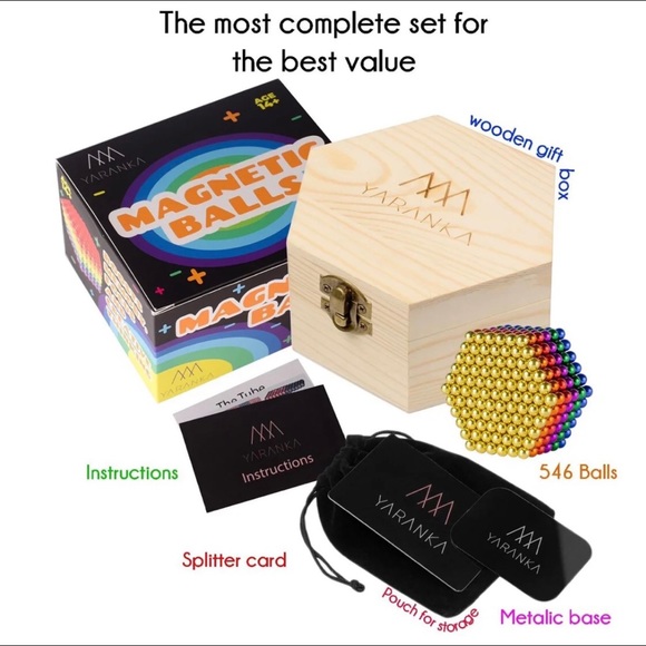 Magnets Balls Set Includes 546 Pcs plus lots of extras - Picture 3 of 11